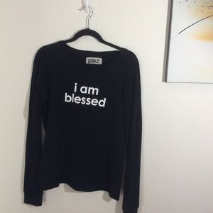 Peace love world long sleeve sweater